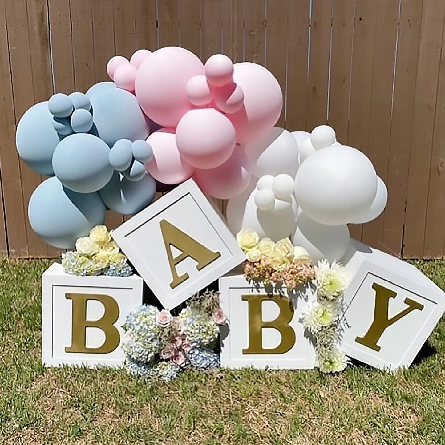 Baby Shower Boxes White