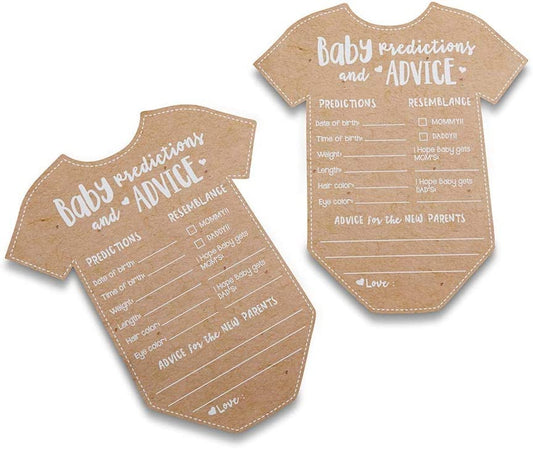 Baby Prediction Cards for Baby Shower