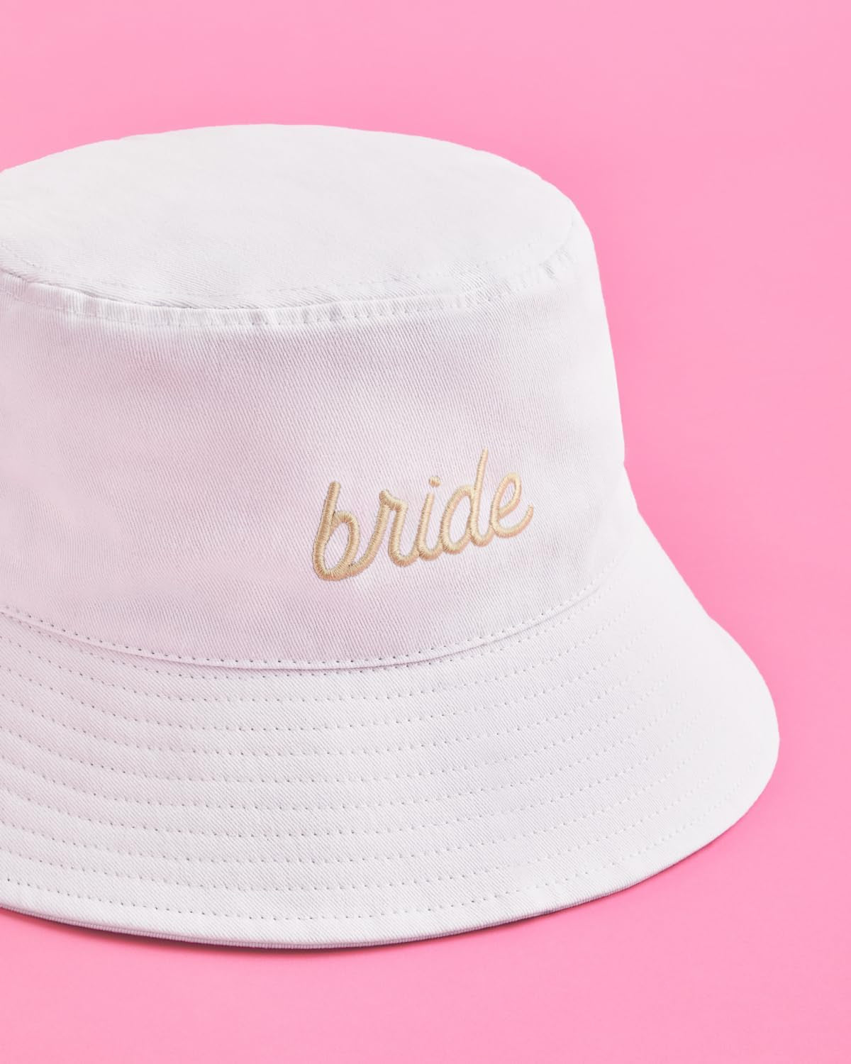 White 'Bride' Bucket Hat