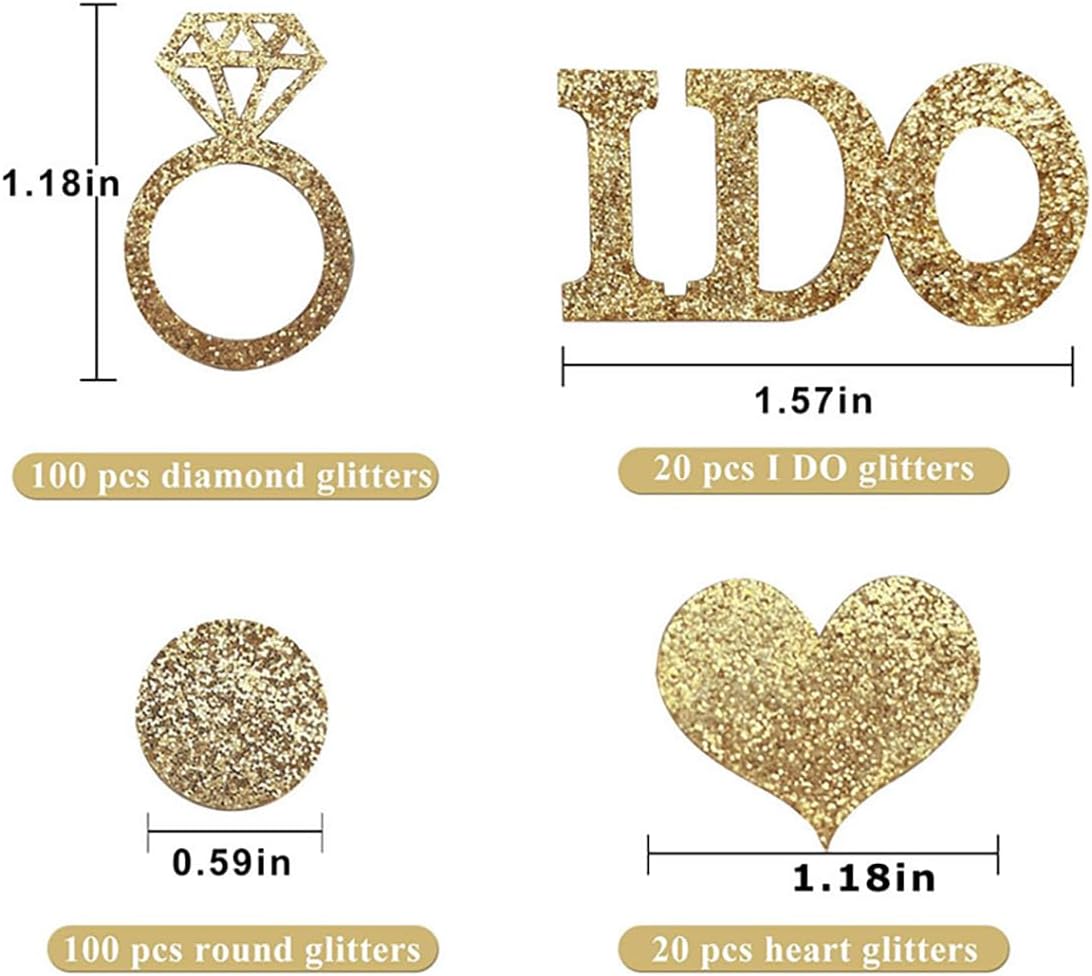 Gold 'I do' Confetti