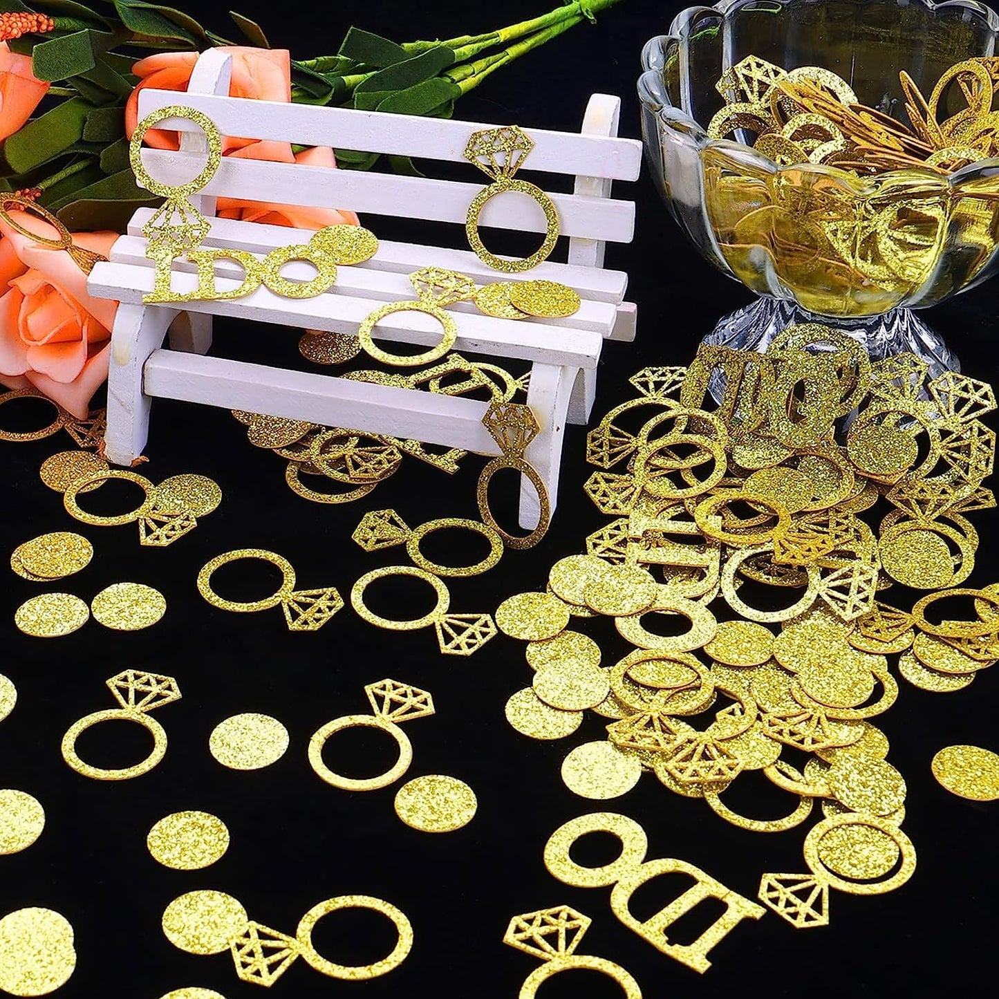 Gold 'I do' Confetti