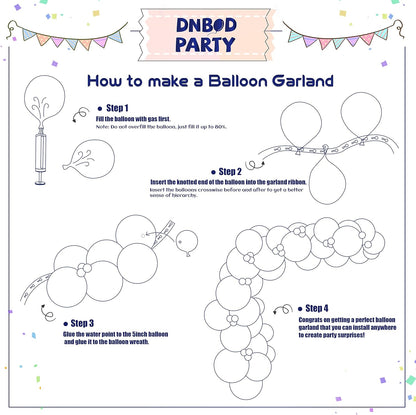 Sand White Balloon Garland Kit