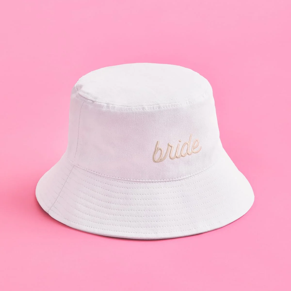 White 'Bride' Bucket Hat