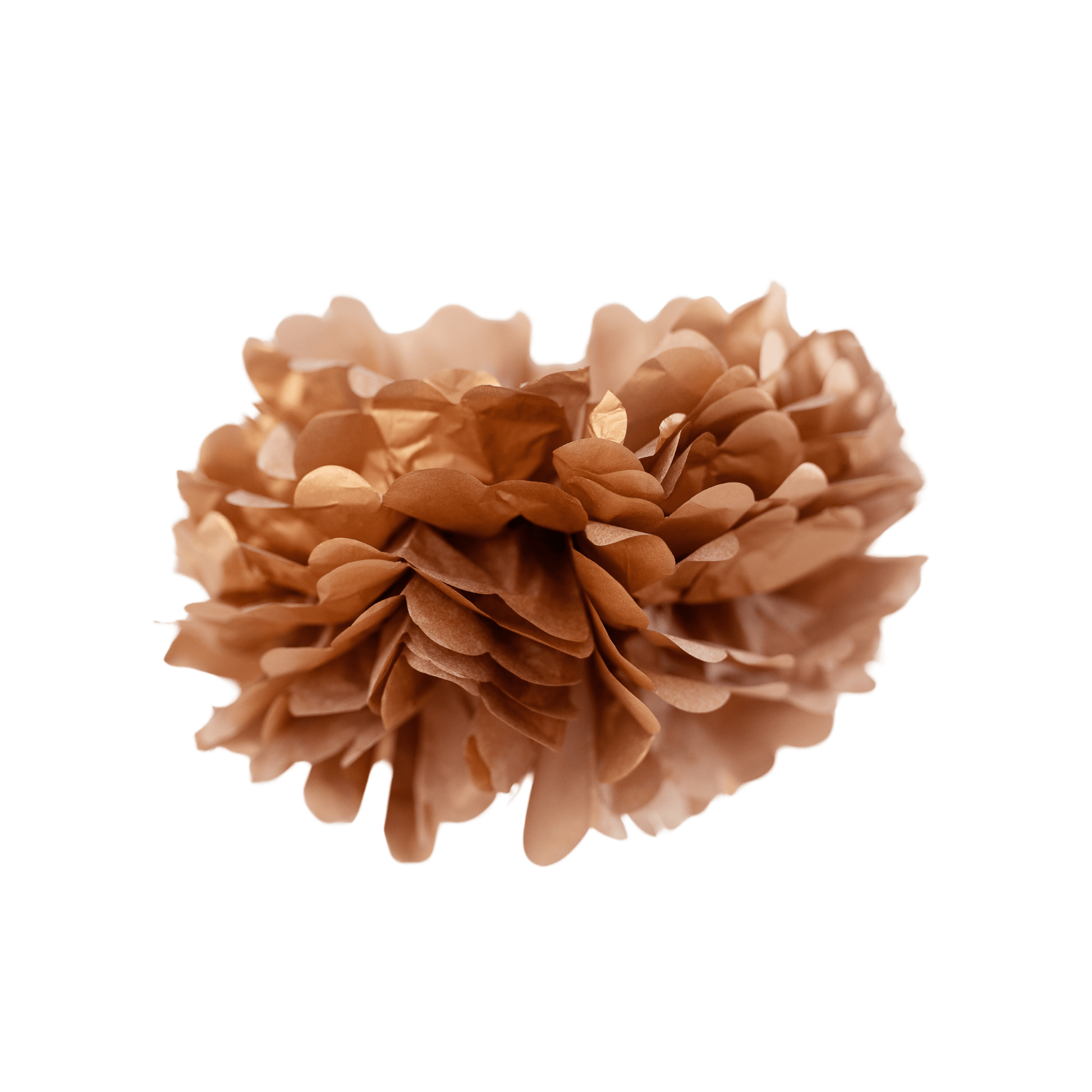 Bronze tissue paper pom pom