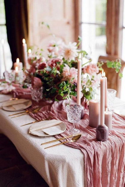 Gauze Cheesecloth Table Runner