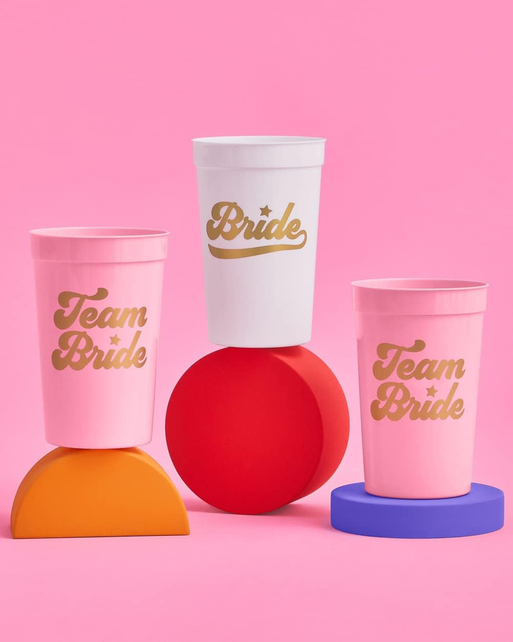 Bachelorette Party Team Bride Reusable Cups